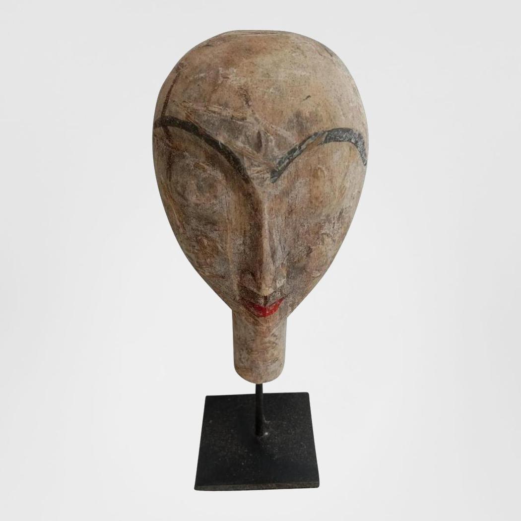 Gundul Mask on Stand Large