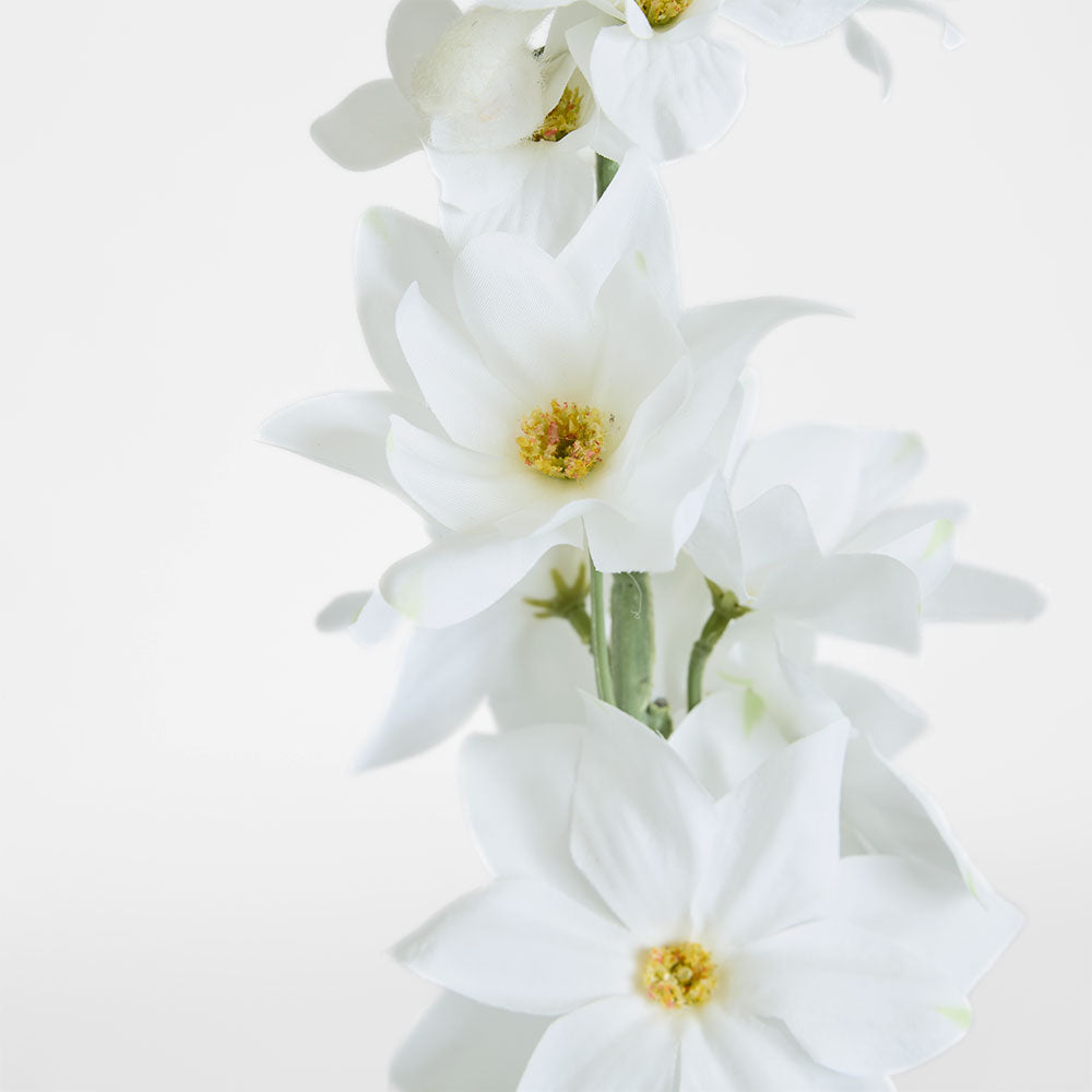 Delphinium Flower Stem 88cm White