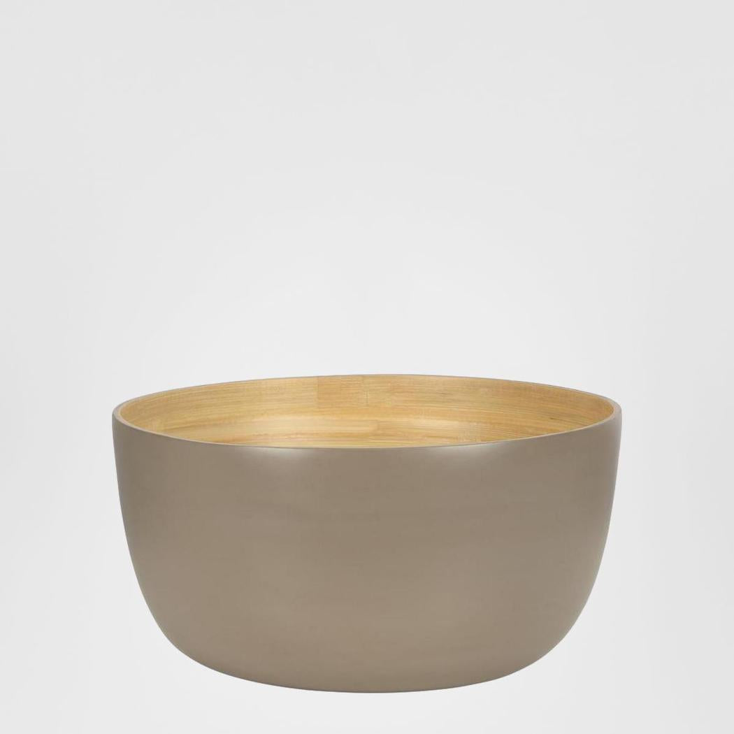 Blana Deep Bamboo Bowl Grey 2 pcs