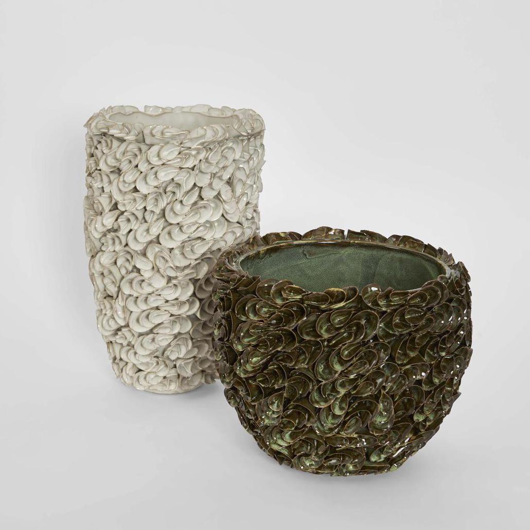 Tidal Vase Green
