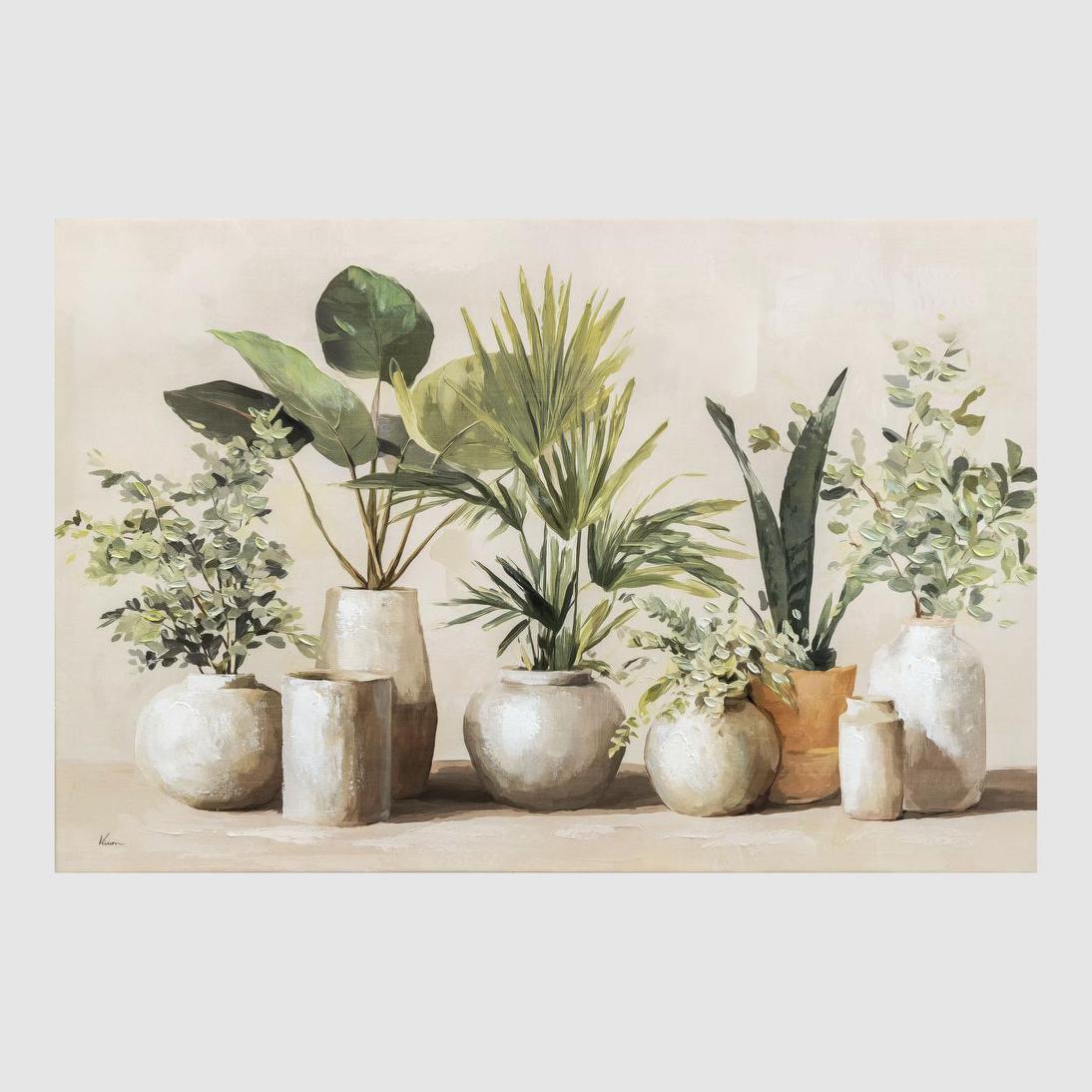 Earthen Greens Wall Art 122.5 x 80.5cm