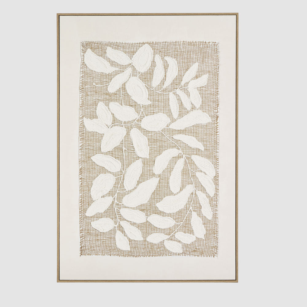 Linen Botanica A Wall Art 82.5 x 122.5cm