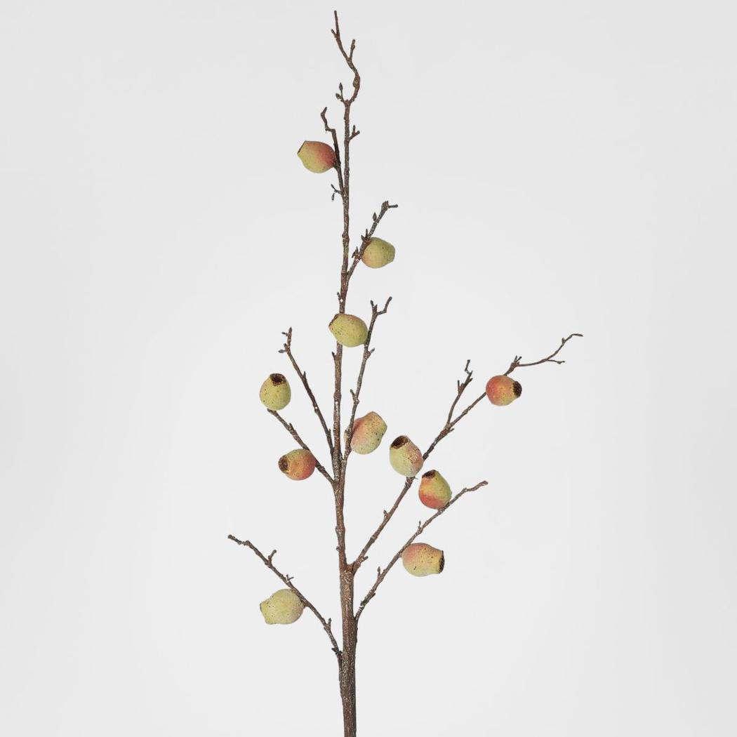 Fruit Berry Branch Stem Pink 4 pcs