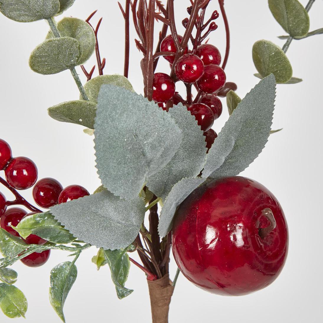 Red Berry pick with Spinning Gum 41cm 12 pcs