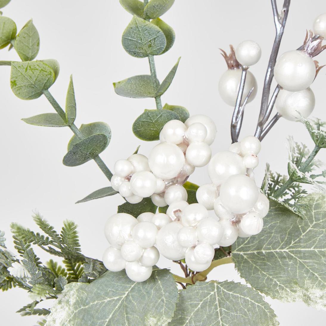 Silver White Berry Pick With Spinning Gum 26cm 18 pcs