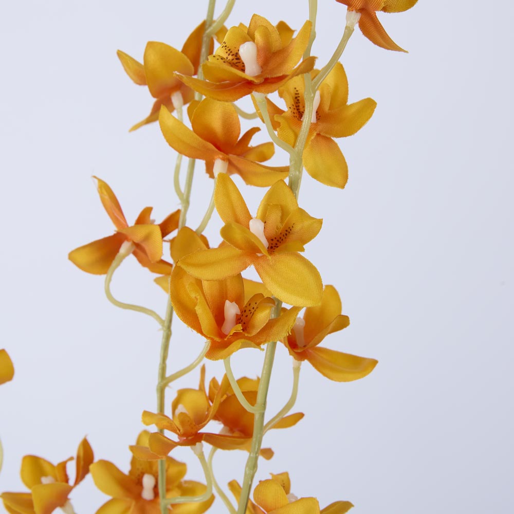 Dendrobium Orchid Spray Orange 6 pcs