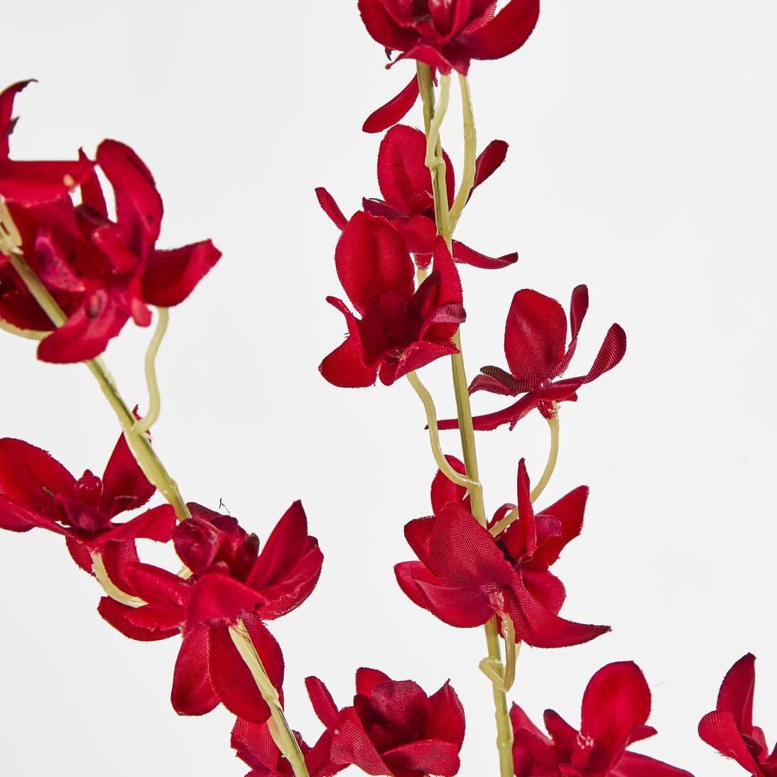 Dendrobium Orchid Spray Red 6 pcs