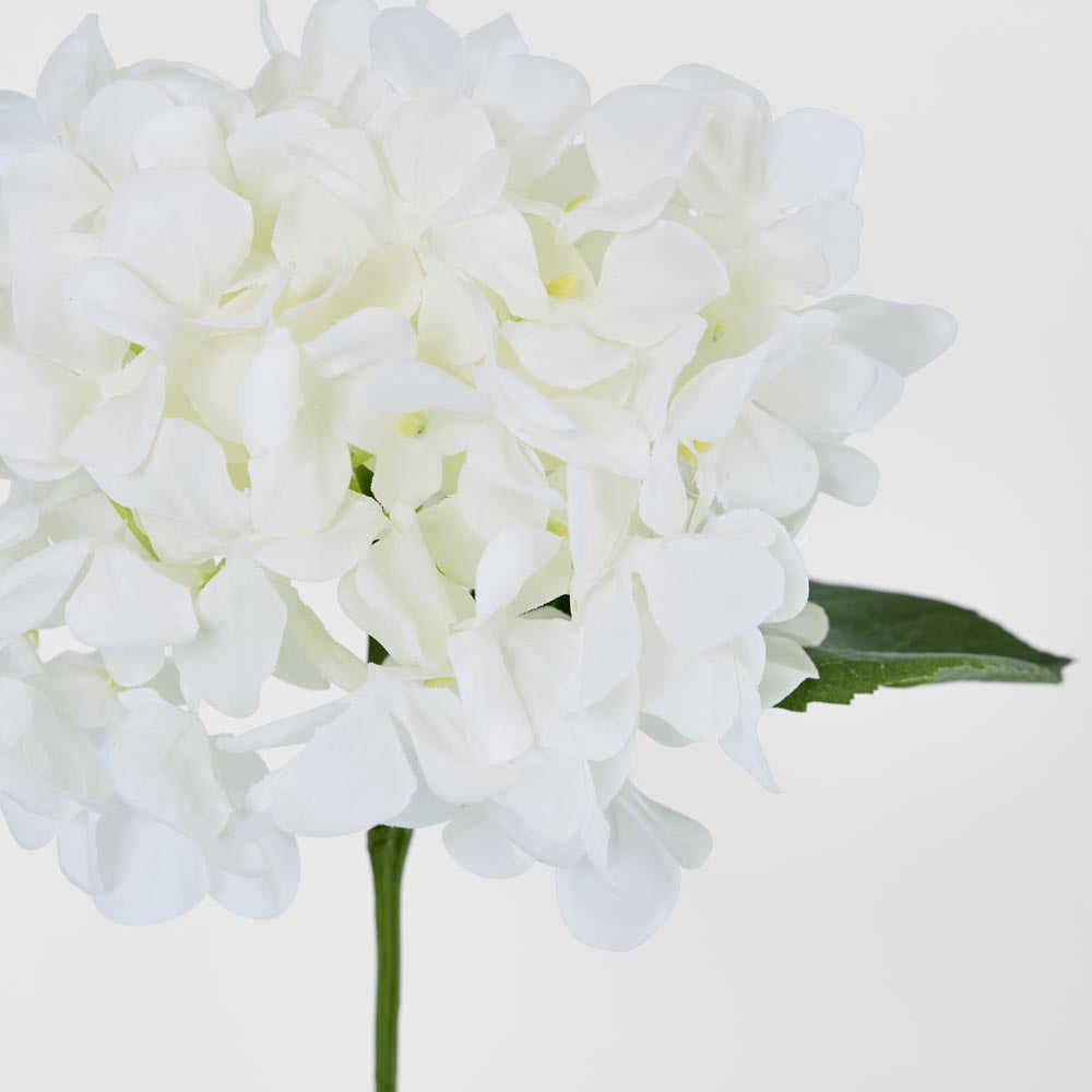 Hydrangea 47cm White 6 pcs