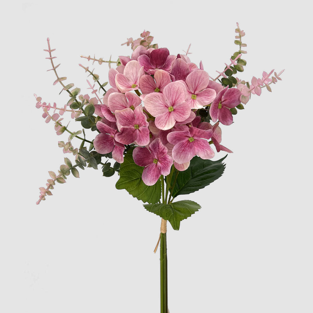 Hydrangea Bouquet Dark Pink 2 pcs