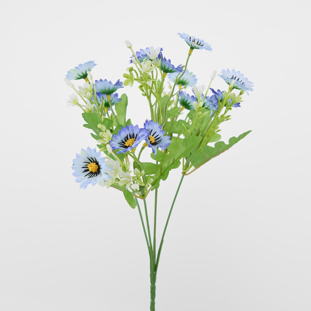 Daisy Bunch Blue 30 pcs