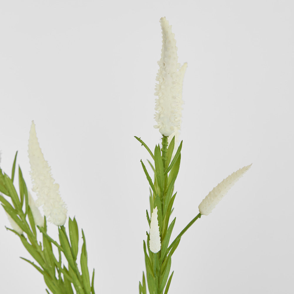 Mint leaf Spray 65cm Cream 6 pcs