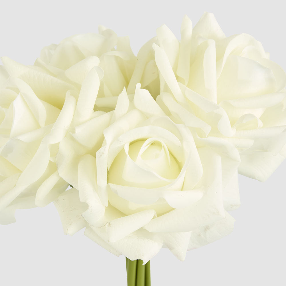Amelia Real Touch Rose Bouquet Beige