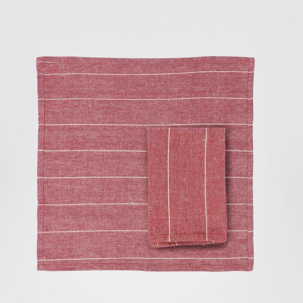 Wild Stripe Napkin Mulberry 3 pcs