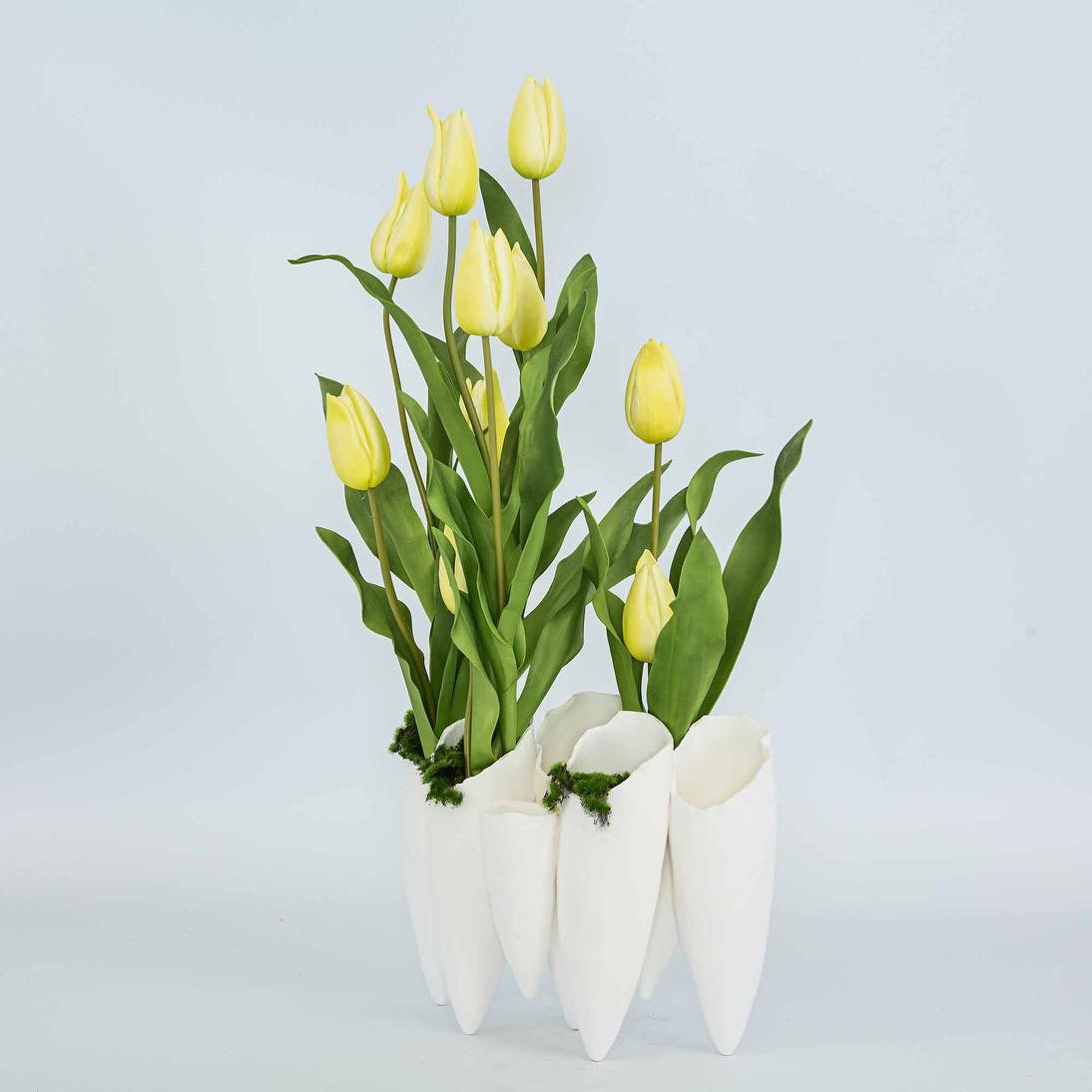 Antje Cone Vase White