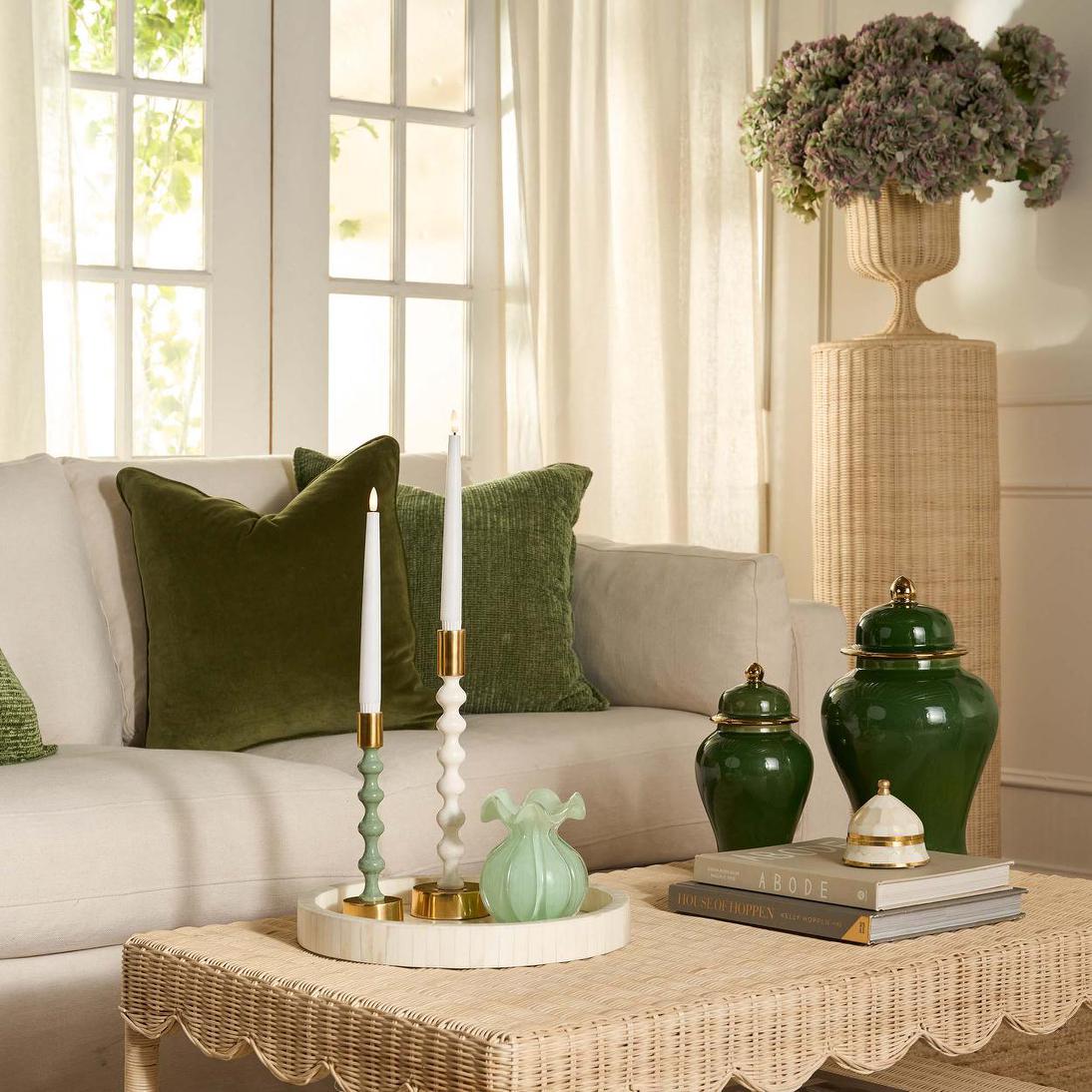 Lulu Bud Vase Green