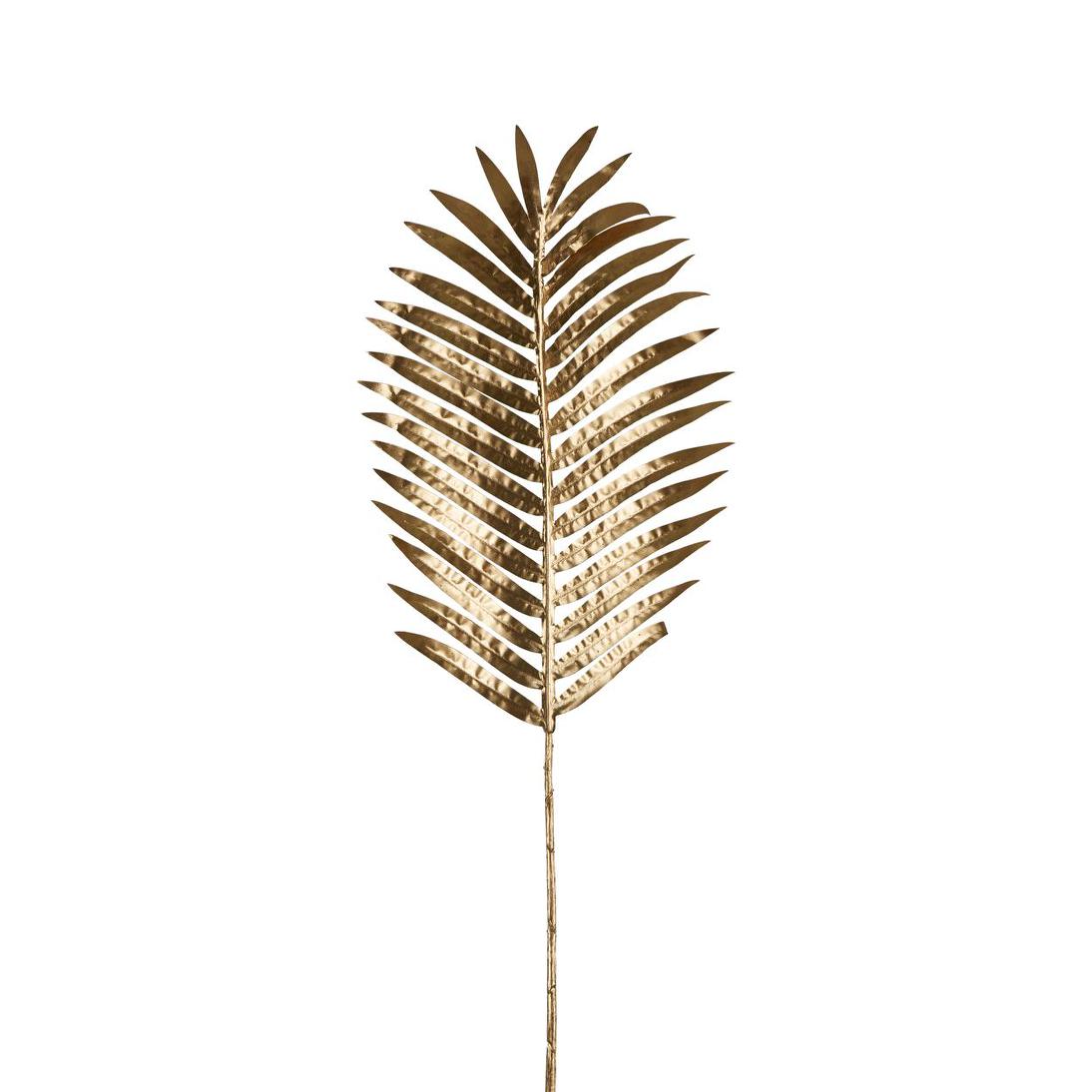 Golden Palm Leaf Single 3 pcs