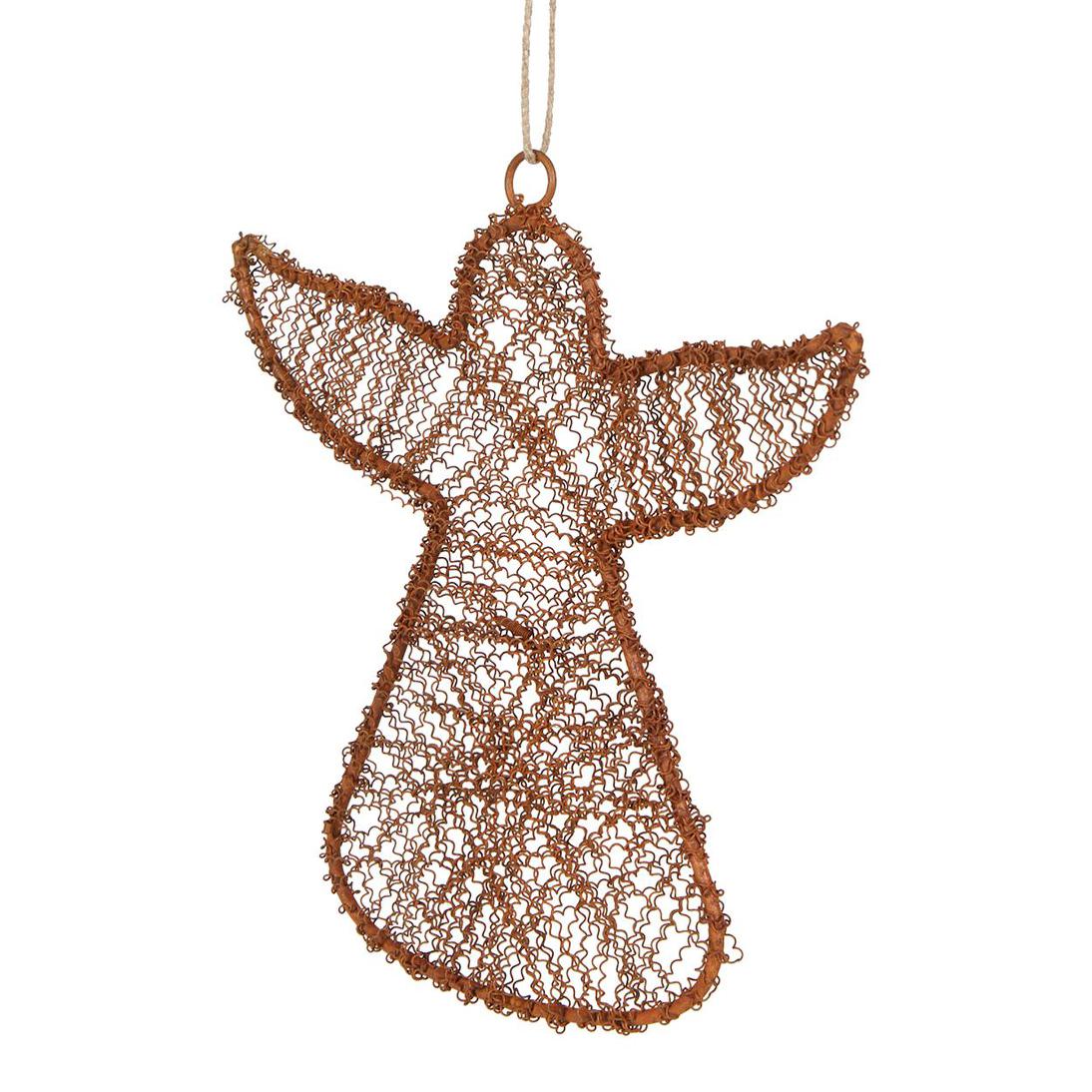 Dustle Wire Angel Decoration Large 2 pcs