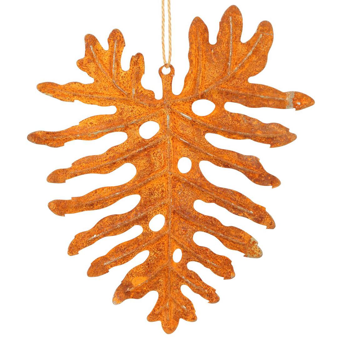 Ghardin Monstera Leaf Hanging Tree Ornament 12 pcs