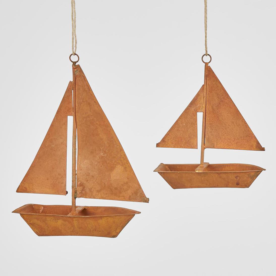 Brogo Boat Hanging Ornament LGE 2 pcs