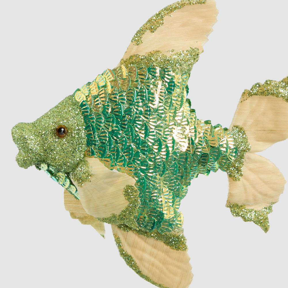 Fishy Tree Decoration Green 2 pcs