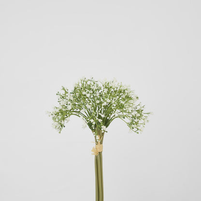 Baby Breath Bouquet 27cm Green & White