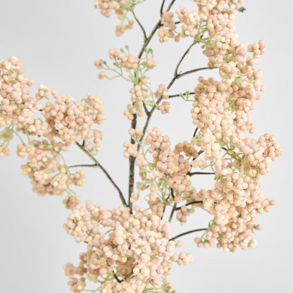 Berry Branch Stem 109cm Peach 6 pcs