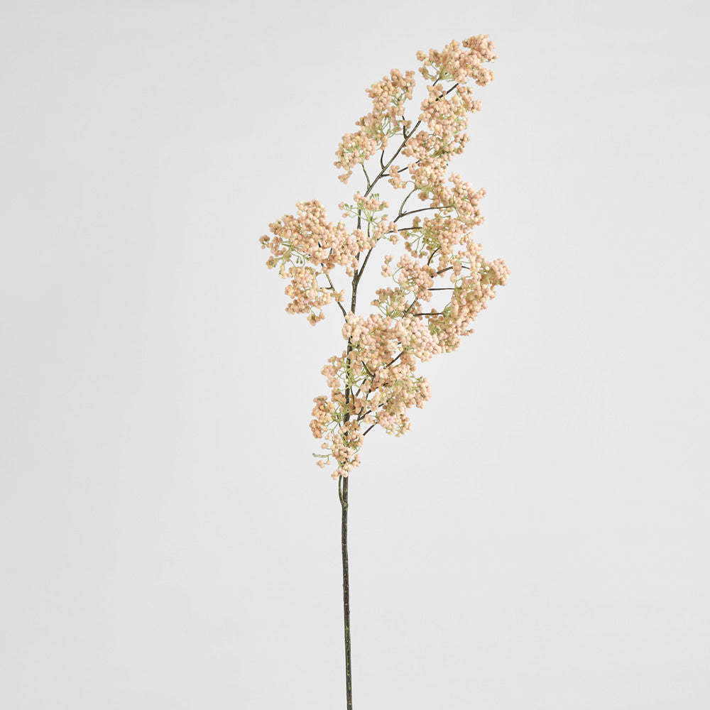 Berry Branch Stem 109cm Peach 6 pcs
