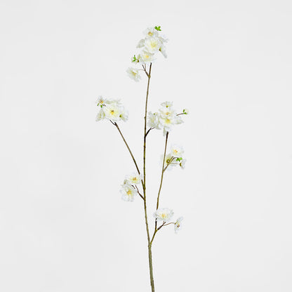 Blossom Spray White Green 84cm 6 pcs