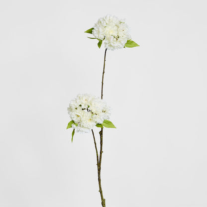 Cherry Blossom Spray 72cm White 6 pcs