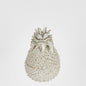 Pineapple Ceramic Jar White