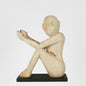 Wood Monkey on Stand