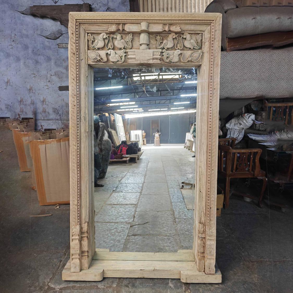 Decorative Wooden Big Mirror Large