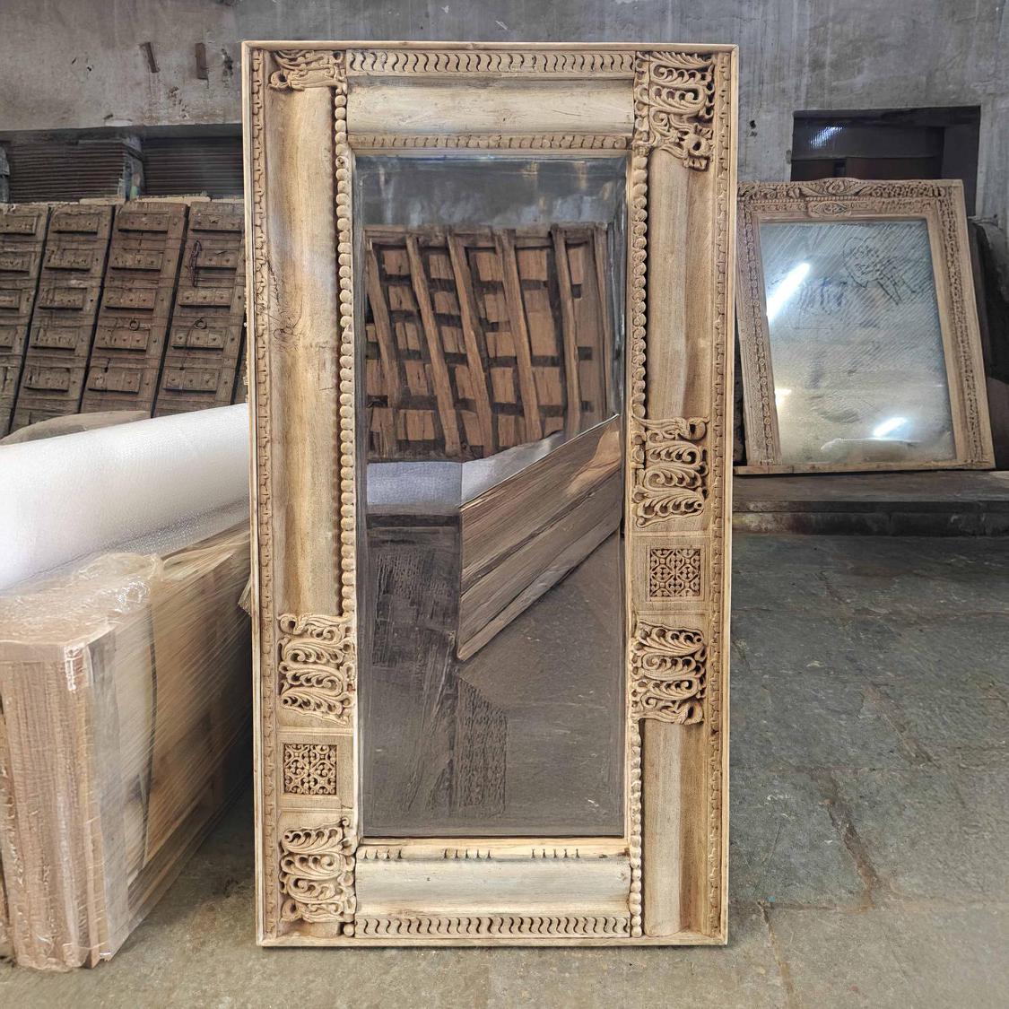 Decorative Wooden Mirror Medium