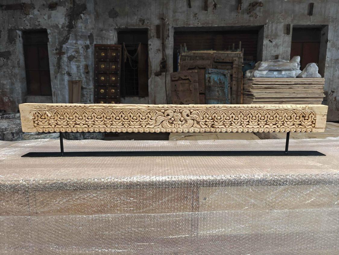 Decorative Wooden Carving Panel on Stand