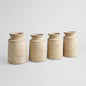 Decorative Wooden Pot Large White