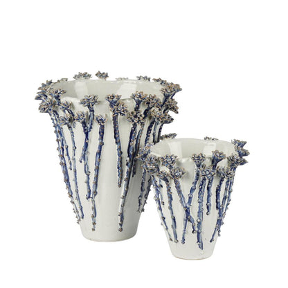 Jardin Vase Medium Blue
