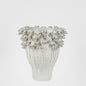 Rose Vase Medium White H:40cm