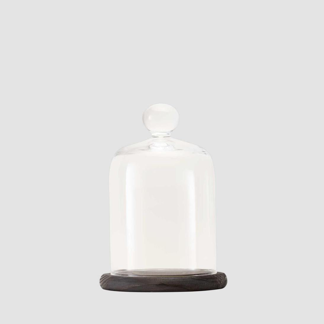 Cereria Molla Cloche Scent Tester Glass Dome and Wood (14 x 14 x 21cm)