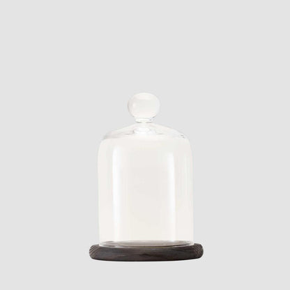 Cereria Molla Cloche Scent Tester Glass Dome and Wood (14 x 14 x 21cm)