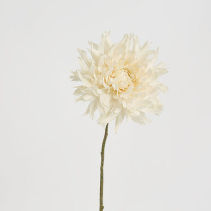 Dahlia Spray 56cm Cream