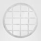 Hamptons Round Mirror 1.2x1.2m Grey