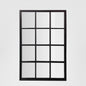 Colmar Rectangle Outdoor Mirror Black