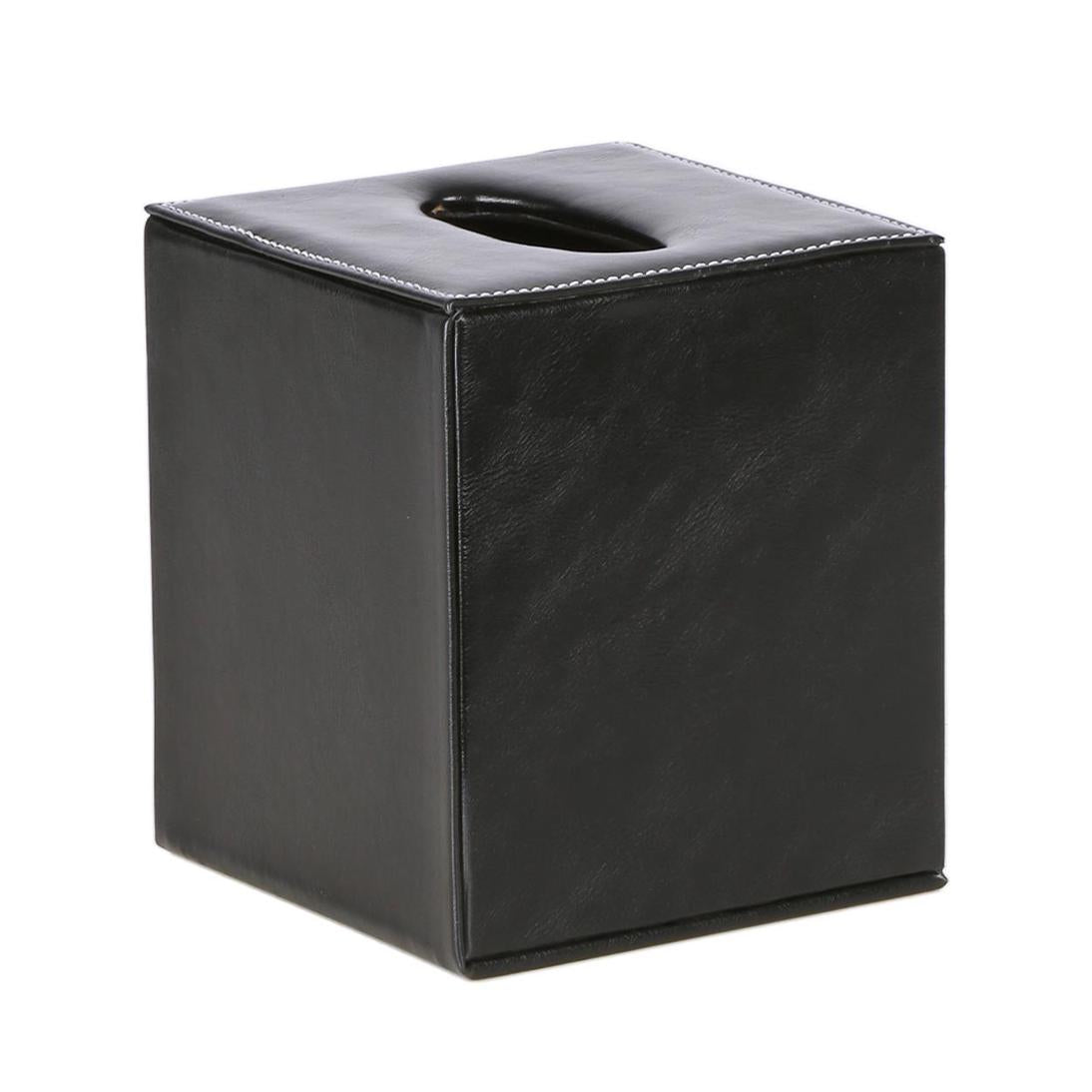 Genieve Square Tissue Box Black 2 pcs