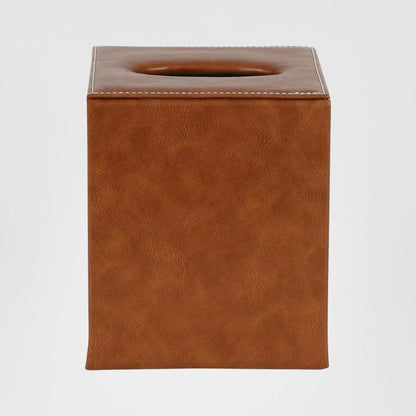 Genieve Square Tissue Box Tan 2 pcs