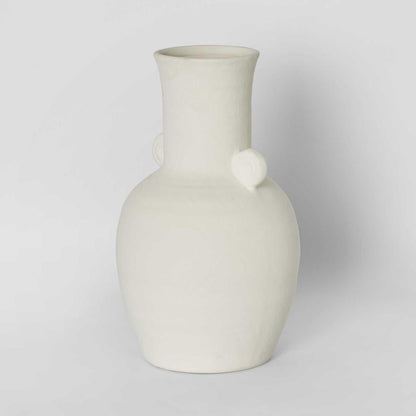Cleo Vase White Medium