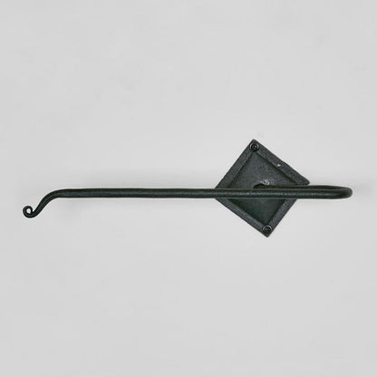 Towel Holder Long Black 2 pcs