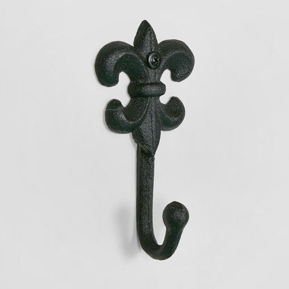 Fleur Wall Hook Black 6 pcs