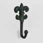 Fleur Wall Hook Black 6 pcs