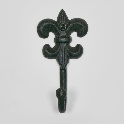 Fleur Wall Hook Black 6 pcs