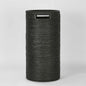 Paume Rattan Tall Basket Black